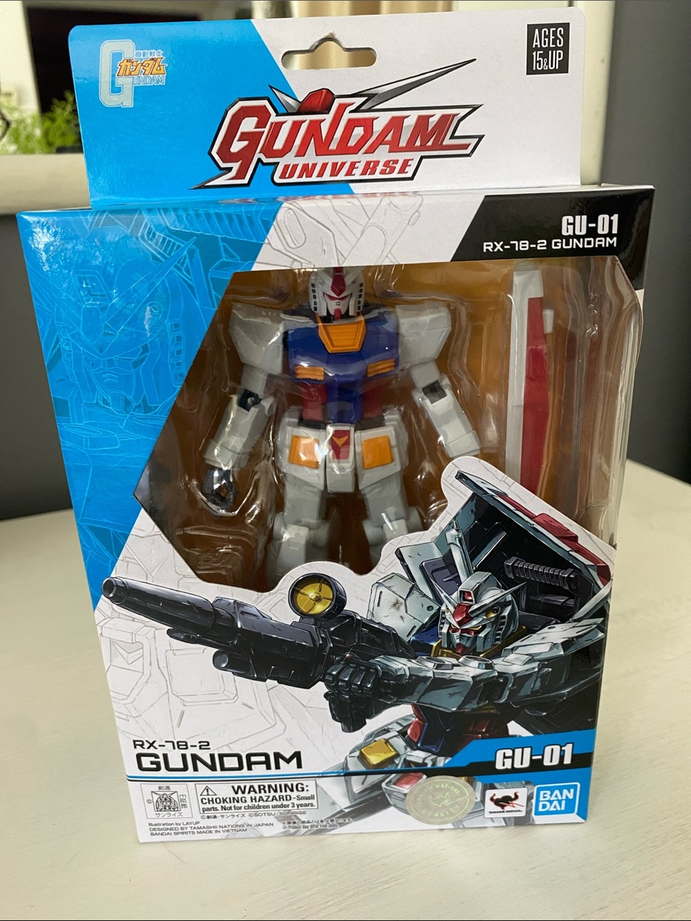 Gundam Universe GU-01 RX-78-2 Action Figure New in Box
